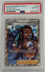 Nessa - 183/185 - Full Art Ultra Rare - PSA 10
